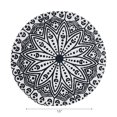 thumbnail image 2 of IH Casa Decor Printed Round Cotton Rope Placemat Blue Mandala - Set of 12, 2 of 4