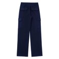 thumbnail image 3 of Timegard Pants for Women Straight Leg Solid Color Cargo Pants Lounge Pants with Pockets Fall Outdoor, 3 of 5
