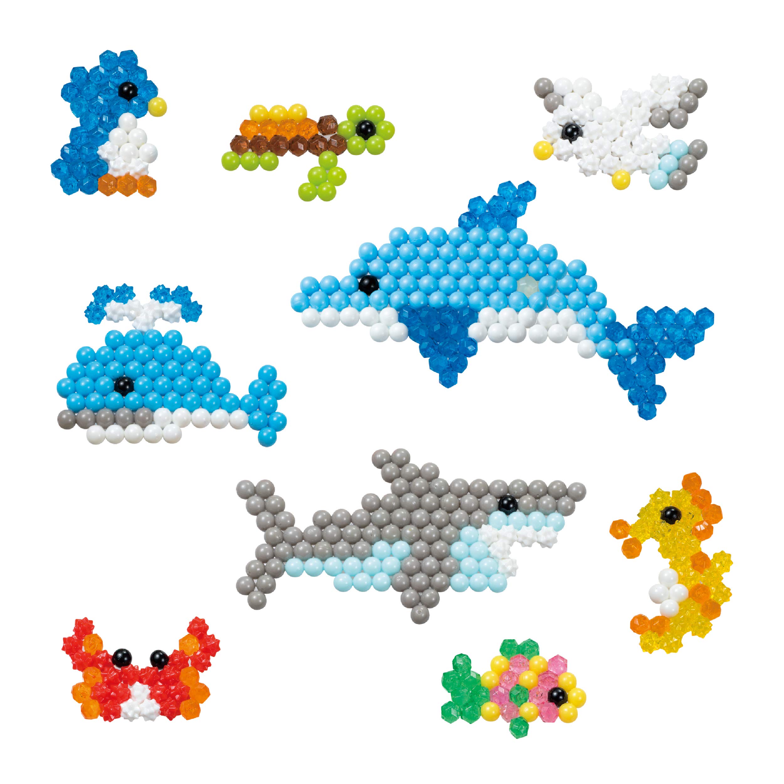 Aquabeads Arts & Crafts Ocean Life Theme Refill with Beads and Templates