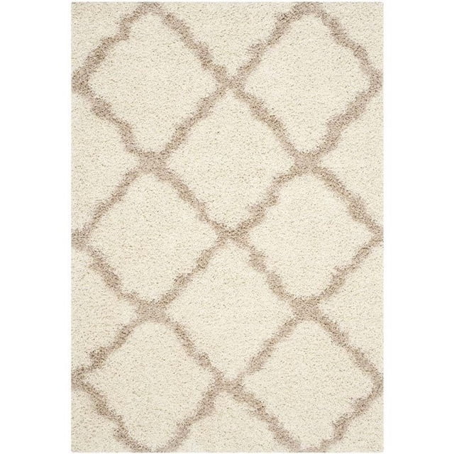 Safavieh Dallas Shag Ivory Shag Rug - 6' x 9'