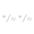 thumbnail image 4 of Ruiboury Lightweight Hood Lock For Car Modification Security Sleek Affordable Electroplated silver DP17-32 2Set, 4 of 6