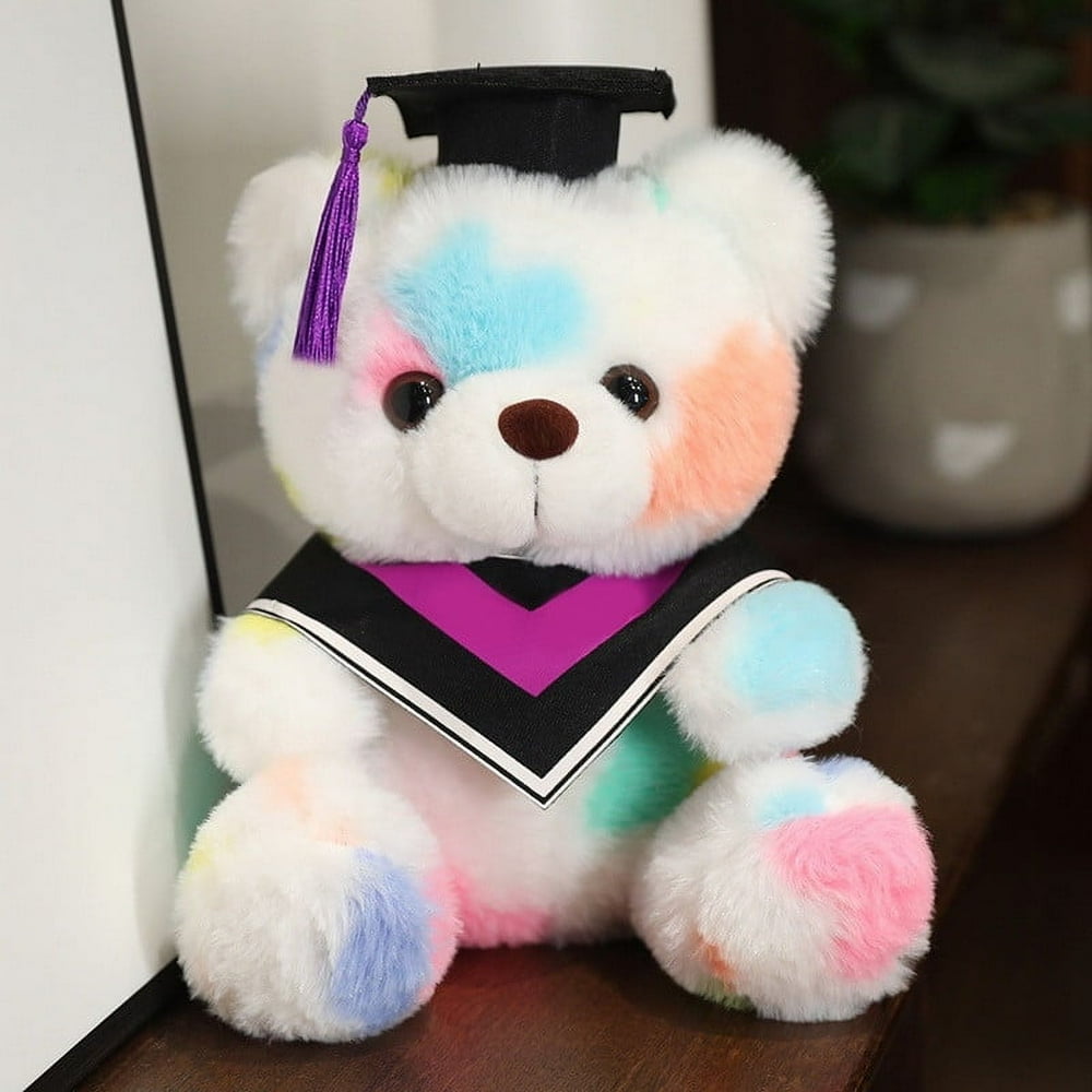 SNNROO 2024 Graduation Teddy Bear Doll  Soft Cotton Plush Bear Dolls Toys  Graduation Gifts for Him/Her  Graduation Decorations Class of 2024