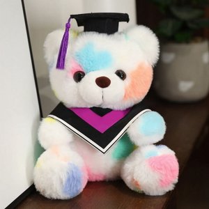 SNNROO 2024 Graduation Teddy Bear Doll  Soft Cotton Plush Bear Dolls Toys  Graduation Gifts for Him/Her  Graduation Decorations Class of 2024