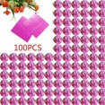 thumbnail image 3 of 100pcs Square Aluminum Foil Wrappers Colorful Package for foil package Candy package Sweets Candy Chocolate Lollipops, 3 of 5