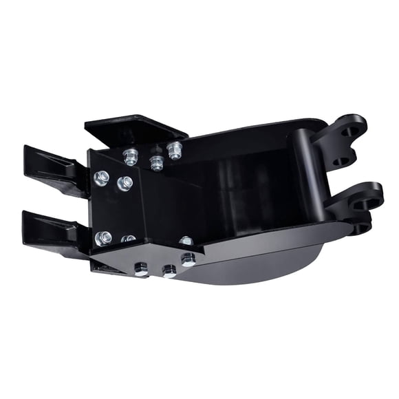 Metal Trenching Digger Bucket, Easy To Install Narrow Digging Bucket Wear Resistant Water Proof with 2 Pins for Mini Excavator