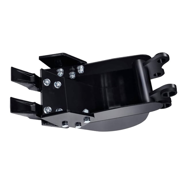 Metal Trenching Digger Bucket, Easy To Install Narrow Digging Bucket Wear Resistant Water Proof with 2 Pins for Mini Excavator