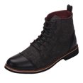 thumbnail image 2 of Bottes Mi-Mollet Décontractées à Lacets pour Hommes, 2 of 3