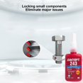 thumbnail image 4 of Adhésif de Verrouillage de Filetage pour Vis - Formule Anaérobie Rouge de 50 ml pour la Résistance aux Vibrations et la Tolérance à l'Huile, 4 of 8