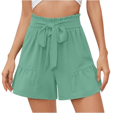 Yanlir Women's Versatile Summer Loose Shorts High-Waisted Wide-Leg Design Wide Leg Pants for Everyday Casual and Comfortable Wear