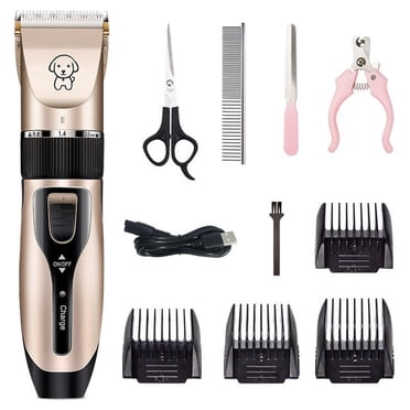 Zootealy Clipper Tondeuse de Toilettage pour Animaux, Coupe-Poils à Faible Bruit pour Chien, Chat et Lapin, Tondeuse Coupe-Poils pour Bébé, Rasoirs Rechargeables par USB Clipper, Machine de Toilettage Électrique pour Animaux, Outil Professionnel