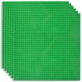 thumbnail image 1 of Classic Baseplates Building Base for Building Bricks 100% Compatible with Major Brands-Baseplate 10" x 10", Pack of 6, Green, 1 of 7