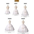 thumbnail image 4 of BEAUTELICATE Jupon pour Filles 100 % Coton Crinoline Jupon pour Enfants Robe à Fleurs Combinaisons, 4 of 4