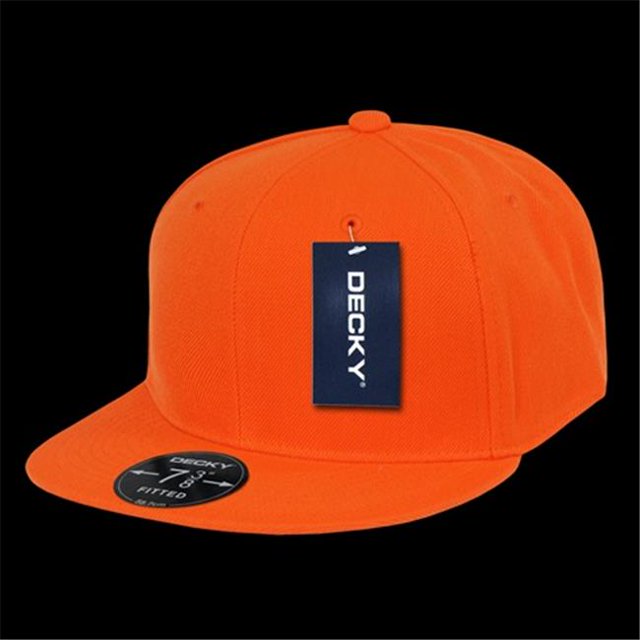 Decky RP1-PL-ORN-26 Casquette Rétro Ajustée, Orange, Taille 7,38