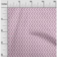 thumbnail image 1 of oneOone Tissu Popeline de Coton Imprimé Chevron Ikat BTY 56 Pouces de Large, 1 of 4