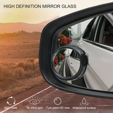 Blind Mirror,Blind Mirror Side Wide Round Car Blind Round Mirror Round Side Rearview Side Rearview Mirror Huiop Mirror Adjustable Rear Adjustable Rear Side Mirror Round Side 2 X Car