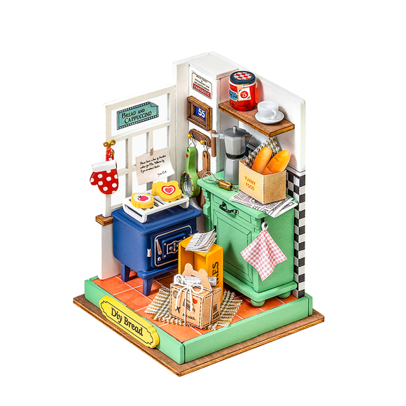 Rolife 3D Wooden Puzzles DS029 Afternoon Baking Time DIY Miniature House