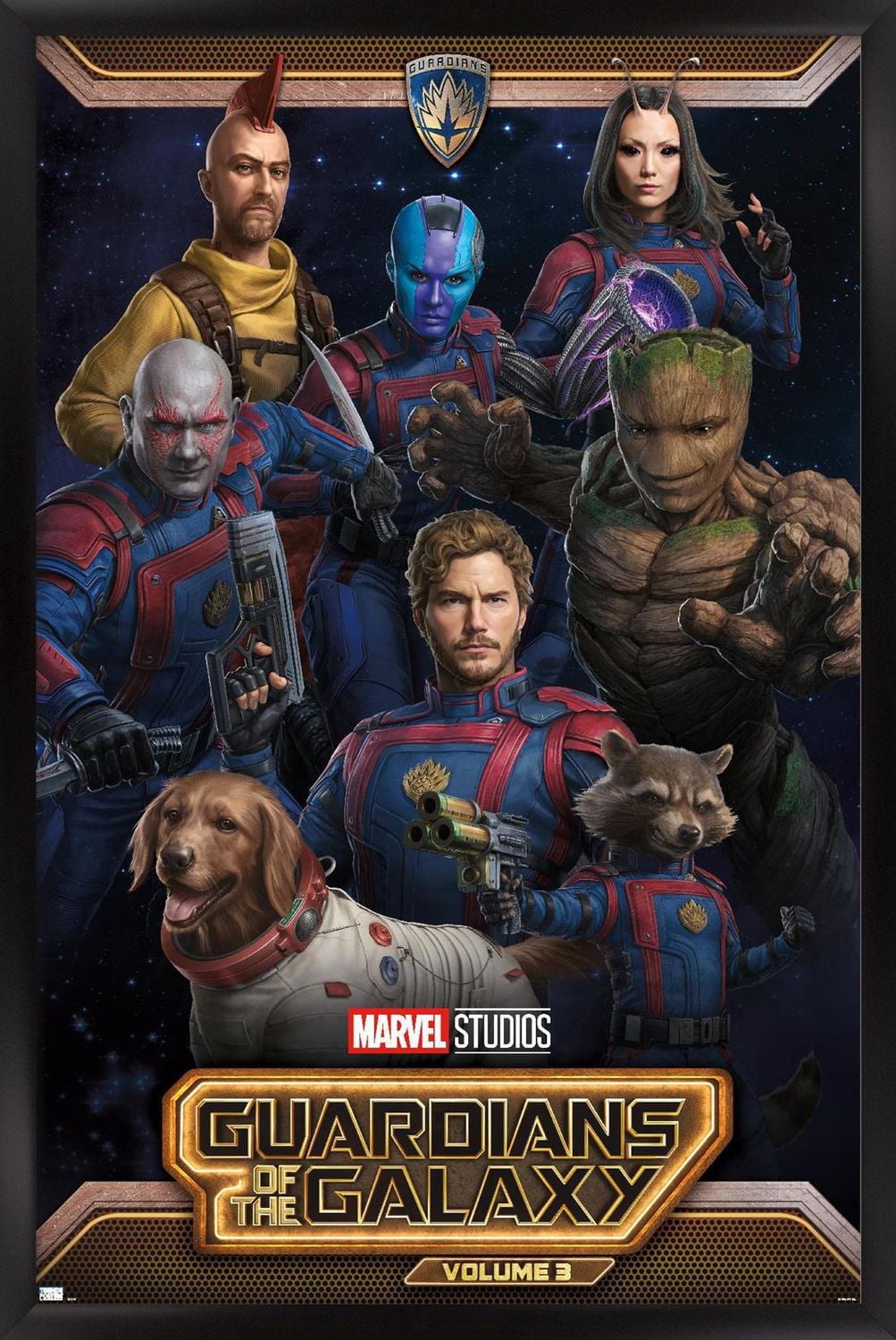 Marvel Guardians of the Galaxy Vol 3 - Group Wall Poster