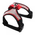 thumbnail image 1 of Dog Harness  Rhinestone Bling Bowknot Harness Adjustable Reflective Collar Vest for Pet Dogs Puppy, 1 of 5