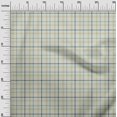 thumbnail image 3 of oneOone Rayon Olive Green Fabric Check Sewing Material Print Fabric By The Yard 56 Inch Wide, 3 of 4