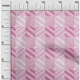 thumbnail image 1 of oneOone Polyester Lycra Fabric Stripe Geometric Print Fabric BTY 56 Inch Wide, 1 of 4
