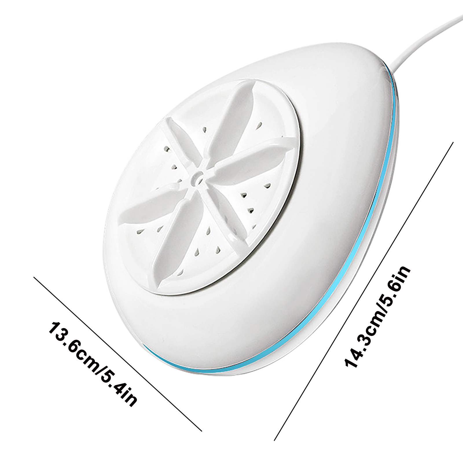 Agiferg Portable Travel Underwear Turbo Spinning Washer Fully Automatic Mini Small Washing Machine
