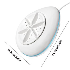 Agiferg Sous-vêtements de voyage portatifs Turbo Spinning laveuse entièrement automatique Mini Petit lave-linge