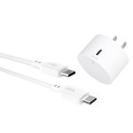 Onn. Chargement rapide USB Kit de chargeur mural certifié avec 20W Livraison de puissance pour Smartphones