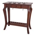 thumbnail image 1 of Hathaway Deluxe Floor Cue Rack - Walnut Finish, 1 of 3