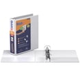 thumbnail image 3 of QuickFit 8.5 x 5.5 Hevy Duty View Binder, Round Ring, 6 Pack (1.5", White), 3 of 3