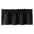 thumbnail image 2 of Valance Curtain for Kitchen, Blackout Window Valance Curtains for Living Dining Room, Sun Blocking Valances 57x18 Inches Polyester Rod Pocket, 2 of 7