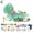 Dinosaur Green 203, variant on Children's Plastic Screw Assembly Drill Toy for Hands-On Education, Enhancing Coordination and Problem-Solving Skills