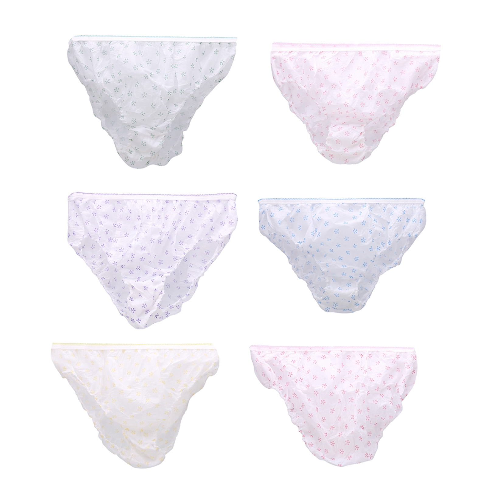 Culottes Jetables Culottes Culottes pour Femmes Enceintes 7 Pcs/lot Culottes de Voyage Imprimées Jetables pour Femmes Enceintes Post-Partum en Papier Coton Culottes