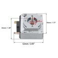 thumbnail image 2 of Unique Bargains Time Controller Timer Switch 60 Minutes 60M Round Shaft Replacement Timer for Electronic Microwave Oven Cooker 1pcs, 2 of 2