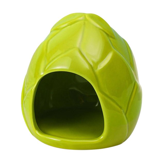 Milaget Ceramic Hamster House Creative Hideaway for Ferrets Gerbils Rats Chinchillas 9x8.8x9.3cm