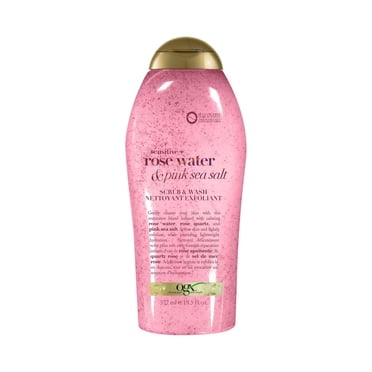 Gommage OGX Sel rose de mer et eau de rose 577 ml