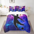 thumbnail image 2 of YST Ensemble de Douillette de Soccer, Ensemble de Lit 7 Pcs, Polyester, Format Double, 2 of 5