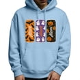 thumbnail image 1 of LUOGENLI Chandails à Capuche et Chandails Mode pour Hommes, Chandail à Enfiler d'Halloween avec Graphique, Chandail à Capuche à Manches Longues, Chandail à Enfiler avec Imprimé, Veste Décontractée Confortable et Douce pour l'Automne et l'Hiver, Chandails à Capuche pour Hommes Noir Bleu2 Taille M, 1 of 5