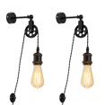thumbnail image 1 of FSLIVING Plug In Wall Sconce Retro Adjustable Height Angle Lighting Fixtures, 1 of 10