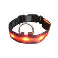 thumbnail image 2 of Collier Incandescent Réglable pour Animaux de Compagnie Randonnée Nuit Marche Animaux Lumineux Collier Incandescent Animaux Choker Portable Lavable Colliers Animaux de Compagnie Fournitures Cadeau Rouge M, 2 of 8