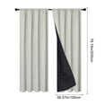thumbnail image 3 of Rod Pocket Blackout Curtains, Polyester Sun Blocking Panels, Living Room Window Treatments, Total Darkness for Enhanced Sleep, Light Control and UV Protection, 3 of 9