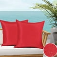 thumbnail image 4 of VogueV Housse d'Oreiller d'Extérieur Imperméable - Protège-Coussin Toutes Saisons Rouge, 4 of 5