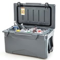 thumbnail image 1 of Costway 30 QT Rotomolded Cooler Portable Ice Chest Ice Retention for 5-7 Days Charcoal, 1 of 10