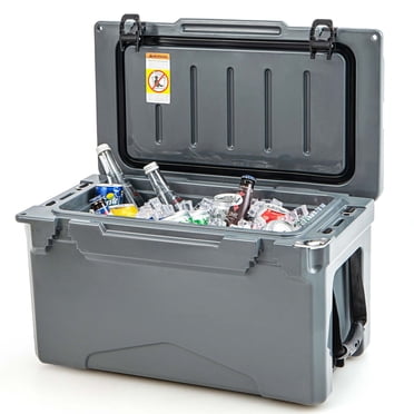 Costway Glacière Rotomoulée de 30 QT Portable Coffre à Glace Rétention de Glace pour 5-7 Jours Charbon