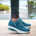 thumbnail image 2 of Chaussures pour Femmes Chaussures de Marche Femmes Décontractées Sport Mode Marche Ballerines Rehaussantes à Talon Compensé, 2 of 8
