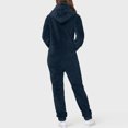 thumbnail image 4 of Combinaison pour Femmes à Manches Longues à Capuche Pyjama Combinaison Décontractée d'Hiver Chaude Combinaison de Nuit Pyjama pour Filles en Liquidation, 4 of 6