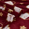 thumbnail image 4 of Holiday Time Plush Throw Blanket Santa, 50 in x 60 in, 4 of 9