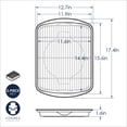 thumbnail image 3 of Plaque de cuisson rectangulaire Nordicware Oven Crisp, 3 of 4