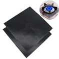 thumbnail image 1 of 2 Pcs Doublures Universelles Robustes pour Four, Feuilles Protectrices pour Plaques de Cuisson (Noir), 1 of 4