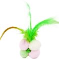 thumbnail image 1 of Bangcool Cat Chew Ball Plush Interactive Soft Cat Feather Ball Kitten Play Ball with Bell, 1 of 10