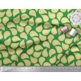 thumbnail image 2 of Soimoi Green Viscose Chiffon Fabric Artistic Leaves Print Fabric by the Yard 42 Inch Wide, 2 of 3